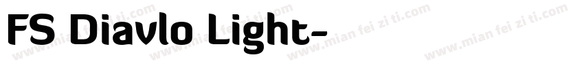 FS Diavlo Light字体转换